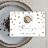 愛が醸造している感謝ブライダルシャワー サンキューカード