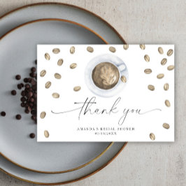 愛が醸造している感謝ブライダルシャワー サンキューカード