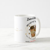 愛が醸造している» Valentine's Day Coffee Mug コーヒーマグカップ (正面右)