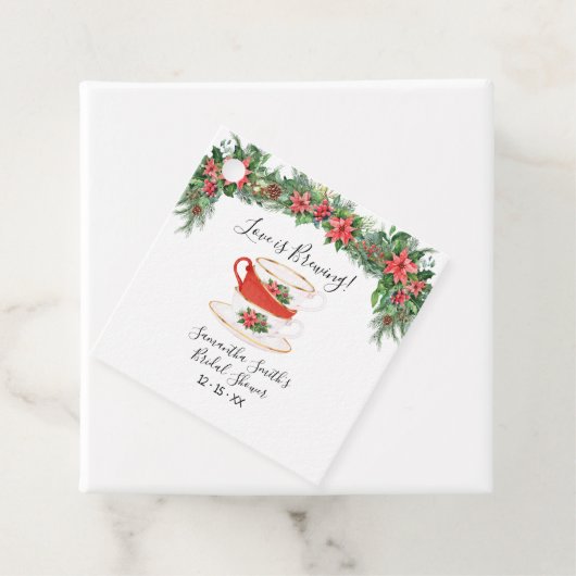 愛が醸造クリスマスウェディングシャワーパーティー フェイバータグ (インサイチュ)