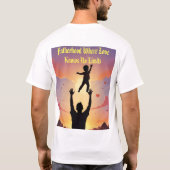 愛が限界を知らない父親 Tシャツ (裏面)