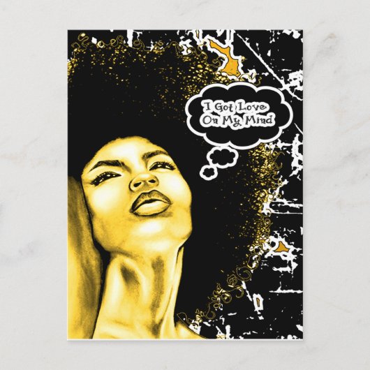 愛が頭の中に ポストカード (正面)