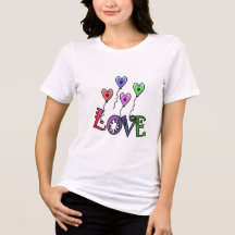 愛が飛び立つTシャツ