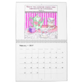 愛きらめく暦の季節感動的 カレンダー (2月 2017)