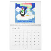 愛きらめく暦の季節感動的 カレンダー (1月 2026)