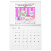 愛きらめく暦の季節感動的 カレンダー (2月 2026)