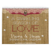 愛きらめく暦の季節感動的 カレンダー (カバー)