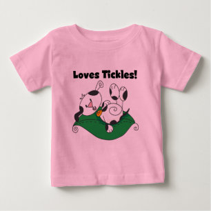 愛くすぐりのTシャツおよびギフト ベビーTシャツ
