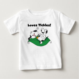 愛くすぐりのTシャツおよびギフト ベビーTシャツ