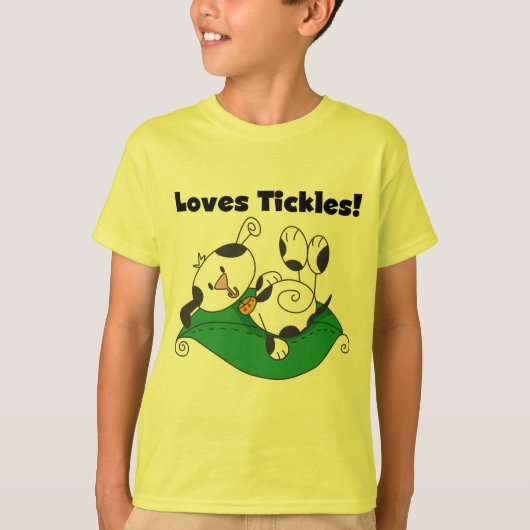 愛くすぐりのTシャツおよびギフト Tシャツ (正面)