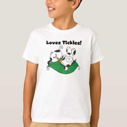 愛くすぐりのTシャツおよびギフト Tシャツ (正面)
