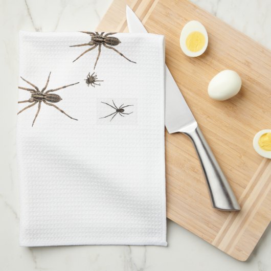 愛くも! キッチンタオル (四つ折り)