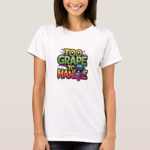 愛くるしいフルーツファン向けのブドウ Tシャツ