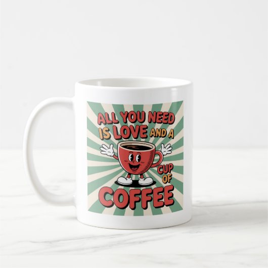 愛こそはすべて コーヒーマグカップ (左)