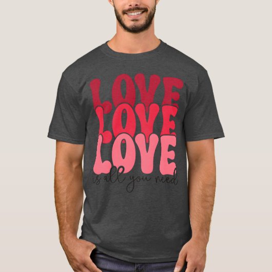 愛こそはすべて ビンテージ Tシャツ (正面)