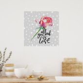 愛こそはすべて ローズ ポスター (キッチン)