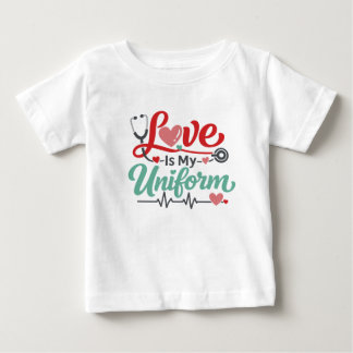愛こそわがユニフォーム ナース ベビーTシャツ