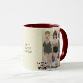 愛これらの素晴らしい女性テクスチャード マグカップ (正面右)