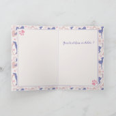 愛さえあればイタリアングレーハウンド ペリウィンクル カード (内部)