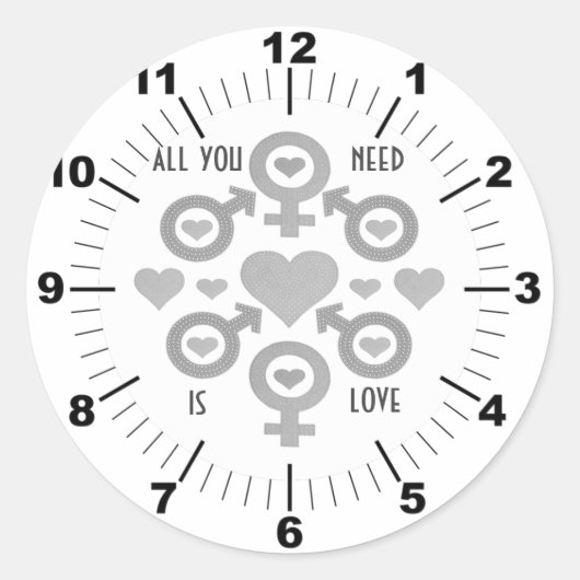 愛さえあれば ラウンドシール (正面)