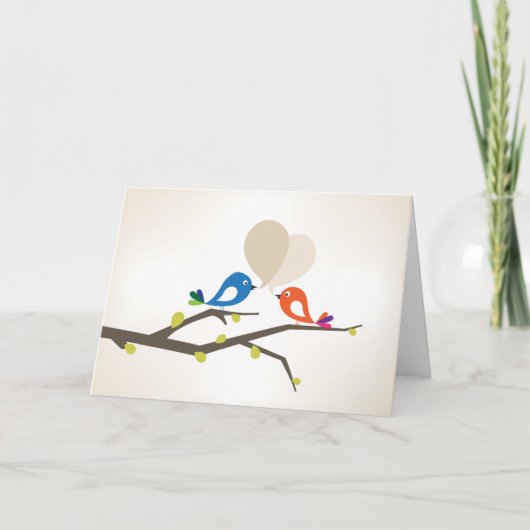 愛さえずりの挨拶 シーズンカード (正面)