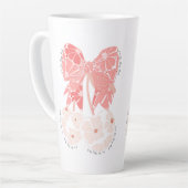 愛さくらんぼ多おもしろいくの実 カフェラテマグ (左アングル)