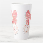 愛さくらんぼ多おもしろいくの実 カフェラテマグ (正面)