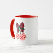 愛さくらんぼ多おもしろいくの実 マグカップ (正面左)