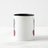 愛さくらんぼ多おもしろいくの実 マグカップ (中央)