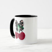 愛さくらんぼ多おもしろいくの実 マグカップ (正面左)