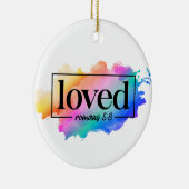 愛された言葉に色をつけた虹 セラミックオーナメント (右)