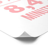 愛された16年 – 16誕生日ギフト、デジタルファイル ポスター (角)