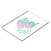 愛された – ローマ5:8 ノートブック (左側)