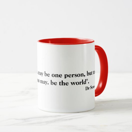 愛された – 愛の引用文-- マグカップ (正面右)