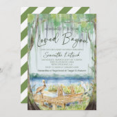 愛されたBayou湿地ベビーシャワー招待状 招待状 (正面/裏面)