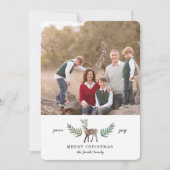 愛されたDearly 1フォトホリデー シーズンカード (正面)