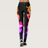 愛されたNはロゴを憎みました レギンス (裏面)