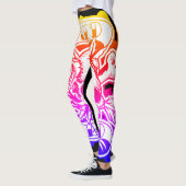 愛されたNはロゴを憎みました レギンス (左)