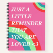 愛されていることを忘れない ノートブック (正面)