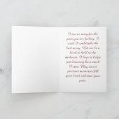 愛されていると知って　安らぎと優しさ カード (内部)