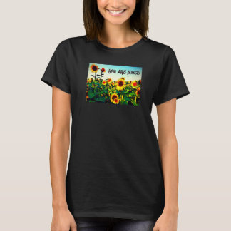 愛されているひまわり Tシャツ