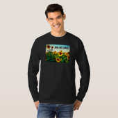 愛されているひまわり Tシャツ (正面フル)