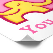 愛されているよ　ぬりえポスター（象） ポスター (角)