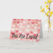 愛されているよ カード (黄色い花)