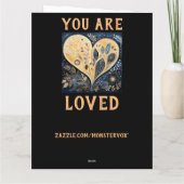 愛されているよ グリーティングカード (裏面)