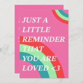 愛されているよ シーズンカード (正面/裏面)