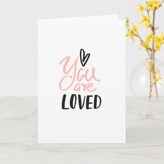 愛されているよ バレンタインデーのカード カード (黄色い花)