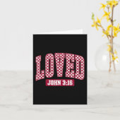 愛されているんだよ ヨハネ 3_16 神は、世界を愛しておられた カード (黄色い花)