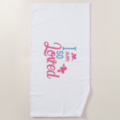 愛されているカップルの贈り物 ビーチタオル (正面)