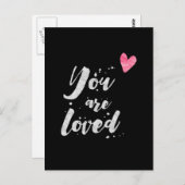 愛されている感動的人 ポストカード (正面/裏面)